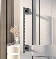 skysen Sliding Barn Door Handle Pull Black for Sliding Barn Door 12" Black(684)