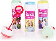 Toyland® Pack of 3 Bubble Tubs with Wands, 60ml Solution & Novelty Maze Lid - Pocket Money & Party Bag Toys (Doll)