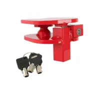 Labwork Universal Steel Ball and Ring Hitch Lock W/3 keys For boat and trailer