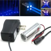 450nm 100mW Blue Fat Beam Dot Light Laser Module with 5V Adapter