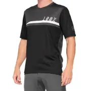 100% Airmatic Jersey Black/Charcoal SM