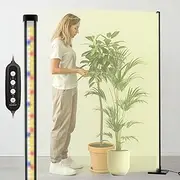 GLOWRIUM Grow Lights for Indoor Plants, 36W Vertical Plant Grow Lights with Auto-Timer, Full Spectrum LED Standing Plant Grow Light, 3 Light Modes, 6-Level Dimmable (60in)