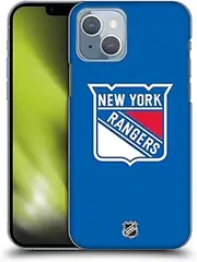 Head Case Designs Officially Licensed NHL Plain New York Rangers Hard Back Case Compatible with Apple iPhone 14