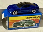 Matchbox Superfast No 6 Mustang Concept 2004 Hershey Toy Show No Tampo