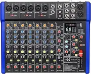 E-lektron B628 DSP effects Studio Audio Mixer 12-Channel with Bluetooth USB Play Audio interface