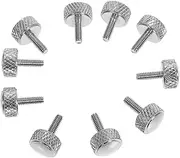 OSALADI 10pcs Vernier Caliper Accessories Knurled Grip Knobs Screws Convenient Calipers Screws Threaded Bolts Locking Bolt Parts Flat Head Hardware Silver Metal
