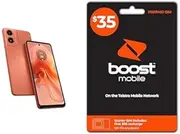 MOTOROLA Moto g04 Sunrise Orange with Boost Prepaid SIM Starter Pack $35