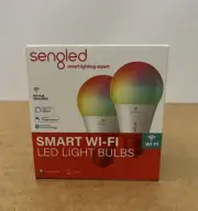 SENGLED®️ SMART WI-FI LED A19 BULB (2-PACK) - MULTICOLOR