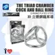 美國 MASTER SERIES 3D立體鋼鐵屌環 The Triad Chamber Cock and Ball Ring