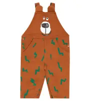 [Stella McCartney Kids] Stella McCartney Kids Baby printed cotton overalls M 3 brown