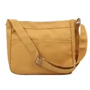 2 Pcs Women Simple Big Capacity Canvas Bag Vintage Zipper Flap Bag Ladies Shoulder Messenger Crossbody Bags