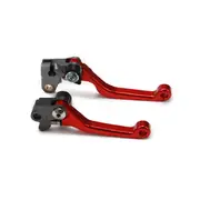 CNC Brake Clutch Levers For Honda CR80R/85R 98-07 CRF125F 14-16 CRF450R 02-03 28 RED