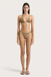 Leo Bikini Bottom Khaki - Final Sale