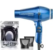 Bundle 2: (1) Turbo Power TwinTurbo 3200 MAX Ceramic & Ionic Hair Dryer Night