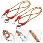 2 Pcs Child Hammock Chair Hanging Rope Swing Adjustable Tree Straps
