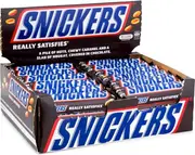 Snickers Chocolate Bar 50 x 44g Full Box - Peanuts Caramel Nougat