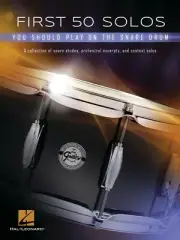 First 50 Solos You Should Play on Snare Drum Book NEW 000276997