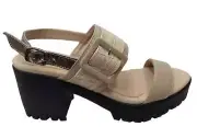 Via Paula Jayla Womens Brazilian Comfortable Leather Platform Heels - SSA