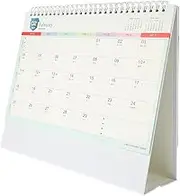 Operitacx Standing Desk Calendar Decorative Month Calendar for Office Space-saving Calendar Memo Pad