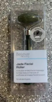 Believe Beauty Jade Facial Roller New In Package Free Shipping USA Bins