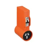 ARLEC 10A to 15A Compact Single Power Adaptor Suit Caravan, RV & Home Use
