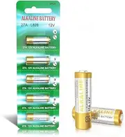 5PC 27A 12V Alkaline Battery, A27S MN27 L828 A27 12V Battery Long-Lasting for Key, Car Alarms, GPS Trackers Alkaline Batteries