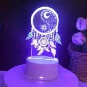 Dream Catcher Night Light Lamp Moon Sun Gift Idea Colourful Bedroom Lamp