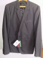 NWT’s Paul Smith Buggy lined plaid Blazer Mens 42R sport coat 100% tropical wool