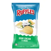 Ruffles Sour Cream & Onion Potato Chips 500g
