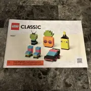 New Lego Classic #11027 Creative Neon Fun Building Blocks **Manual Only**