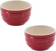 Staub Ceramic Ramekin Set 2-Piece Cherry Red