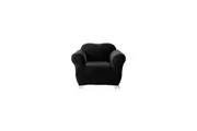 SureFit Pearson One Seater Couch Cover Ebony