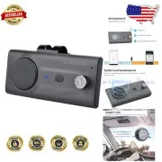 CK11 Bluetooth 5.0 Hands-Free Car Kit with 3W Speaker & Siri Support - Titanium