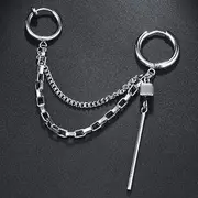 Chain Earring 1 Pair - Type B - One Size