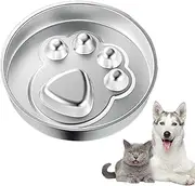 Slow Feeder Bowl,Dog Food Bowl Slow Feeder - Non-Slip Stainless Steel Food Dish Container, Anti-Choking Interactive Pet Supplies for Puppy Training