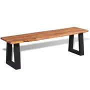 Bench Solid Acacia Wood 145 cm vidaXL