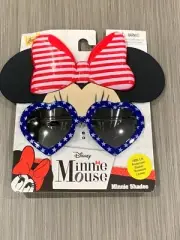Disney Minnie Mouse Minnie Heart Shades Girls Sunglasses Sun Staches Cosplay