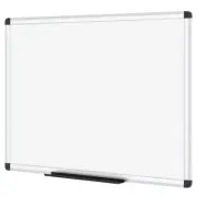 VIZ-PRO Magnetic Dry Erase Board, 36 X 24 Inches,