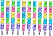 WHAMVOX Stacking Pencils Boys and Girls 12pcs Bear Pencil Set Bulk Plastic Pencils for Art Homework