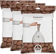 Brabantia Bin Liners (40-45 Litres (L) Extra Strong Bin Bags with Drawstring (120 Pieces)