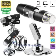 1600X 1000X Microscope 1080P USB Coin Magnifier Camera for iPhone Android Tablet
