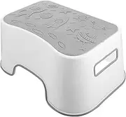 GREENADSCAPE Bathroom Squatting Foot Stool Non Slip Plastic Toilet Stepping Stool for Adults Compact Design for Strong Load Bearing Support for Comfortable Pooping Experience