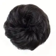 4 Inch Brazilian Human Hair Messy Hair Bun Chignon Extensions Scrunchy Updo Hair