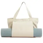 Elosung Khaki Yoga Mat Tote Bag Multi Purpose Gym With Holder Gym Bags