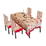 Tablecloth Christmas Theme Dining Table Cover for Christmas Party Home Decoration-Christmas gifts