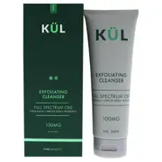 Kul CBD Exfoliating Cleanser Full Spectrum 100mg CBD by Kul CBD for Unisex - 4 oz Cleanser