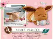 RARE Pokémon Sleeping Eevee Plush doll Ichiban Kuji Prize A from JAPAN EXPRESS