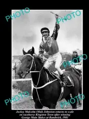 OLD 8x6 HORSE RACING PHOTO OF KINGSTON TOWN WINNING AT RANDWICK IN 1981