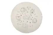 Ecology Cotton Linen Tableware Dining Feast Round Table Napkin 180cm Flax