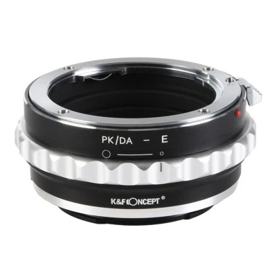 K&F Concept PK/DA - E Adapter Ring for Pentax K/M/A/FA/DA Lens to Sony E Camera
